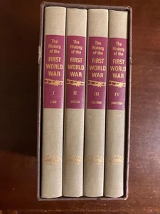 THE HISTORY OF THE FIRST WORLD WAR: COMMEMORATIVE EDITION 4 Volume 1965 Book - Picture 1 of 5