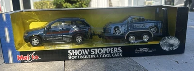 Coches BMW X5 y Porsche Boxster Maisto 2001 Show Stoppers Hot Haulers 1:24 #32923 Foto 1 de 4