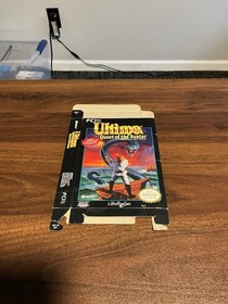 Ultima: Quest of the Avatar Nintendo Entertainment System NES Box Only NO GAME