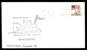 Mayfairstamps US 1985 USCGC Polar Star Polar Bear Fishing Cover aat_42937 - Picture 1 of 2