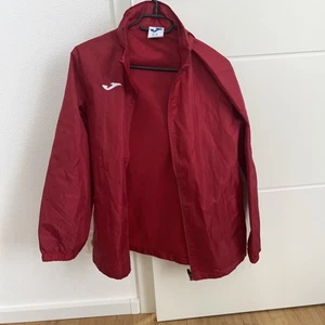 Outdoorjacke Regen Wandern mit Kapuze Herren Unisex Winddicht Gr. XS Rot - Bild 1 von 4