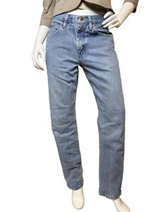 Wrangler Blue Jeans 29x32 Straight Leg Classic Fit 100% Cotton Denim - Picture 1 of 4