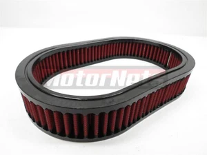 12"x2" Oval Air Cleaner Washable Filter Reusable Chevy Ford Mopar SBCBBC Hot Rod - Picture 1 of 2