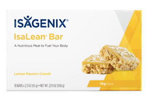 Isagenix IsaLean Bar Lemon Passion Crunch Nutritious Bar Valentines day gift