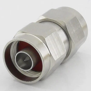 DC-6GHz N Typ Stecker auf Stecker Schreiner Doppelsteckschlüsselkupplung RF Adapter Sechskantmutter - Bild 1 von 4