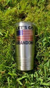 Let's go Brandon, Travel Tambler Mag Funny Coffe cup, American Flag, 20 oz. - Picture 1 of 7