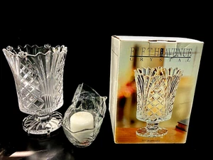 Fifth Avenue Ltd Kristall 7,5" Hurrikan Kerzenhalter ""Wellington"" Polen - Bild 1 von 5