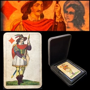 c1848 Historic Transparent Explicit Playing Cards Single Hidden Secret Image - Picture 1 of 24
