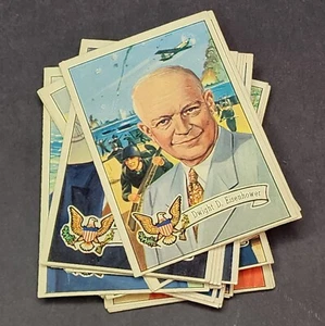 1952 Bowman US Presidents Komplettset (1-36) Sehr guter Zustand / Top SCHÖN! - Bild 1 von 9