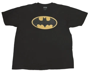 Batman Signal Logo DC Comics Superhero Black Made USA T-Shirt 2XL XXL - Picture 1 of 2
