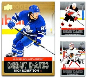 2021-22 Upper Deck DEBUT DATES **** PICK YOUR CARD **** From BASE & GOLD LIST