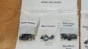 Technics RS-1506 Power Supply Main Control & Main Amp capacitor cover kit - Picture 1 of 3
