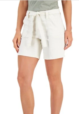 Style & Co Women's Utility Shorts, Coconut Cream, Size 12 - Image 1 of 4