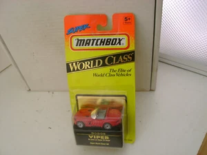 MATCHBOX SUPERFAST SUPER WORLD CLASS #40 RED VIPER RT/10 NEW IN PACKAGE - Picture 1 of 5