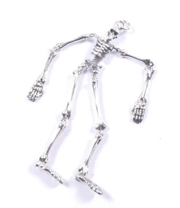 Colgante Esqueleto Articulado Móvil Plata de Ley 925 Grande Lanky - Imagen 1 de 7