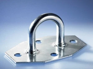 10 x 4 agujeros rampa de planchado altura = 25 mm ojal de amarre rampa para remolque lona de camión  - Imagen 1 de 1