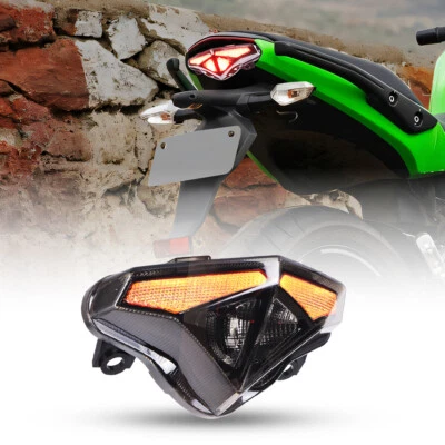 Luz de freio traseira LED DOT para 2012 2013 2014 Kawasaki Ninja 650R ER6N - Imagem 1 de 4