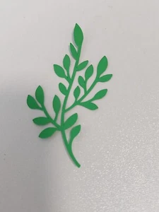 Pack of 10 x 7cm LEAVES FOR PAPER CARD MAKING CRAFT EMBELLISHMENTS SCRAPBOOK - Picture 1 of 1