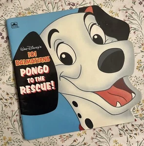 Vintage A 101 Dalmatians Pongo to the Rescue Golden Super Shape Book 1994 - Picture 1 of 10