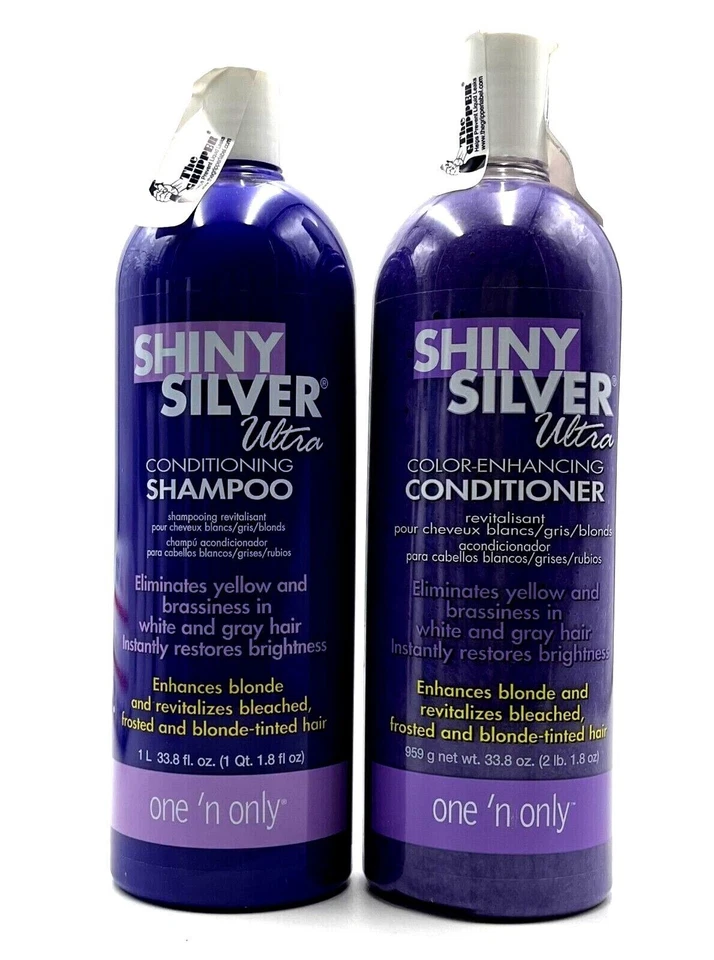 Champú y acondicionador One N Only Shiny Silver Ultra 33,8 oz Duo Foto 1 de 1