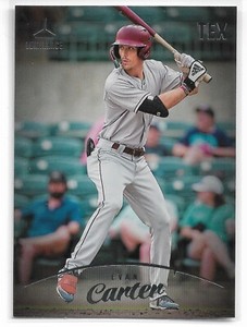 2023 CHRONICLES LUMINANCE Evan Carter #18  Texas Rangers