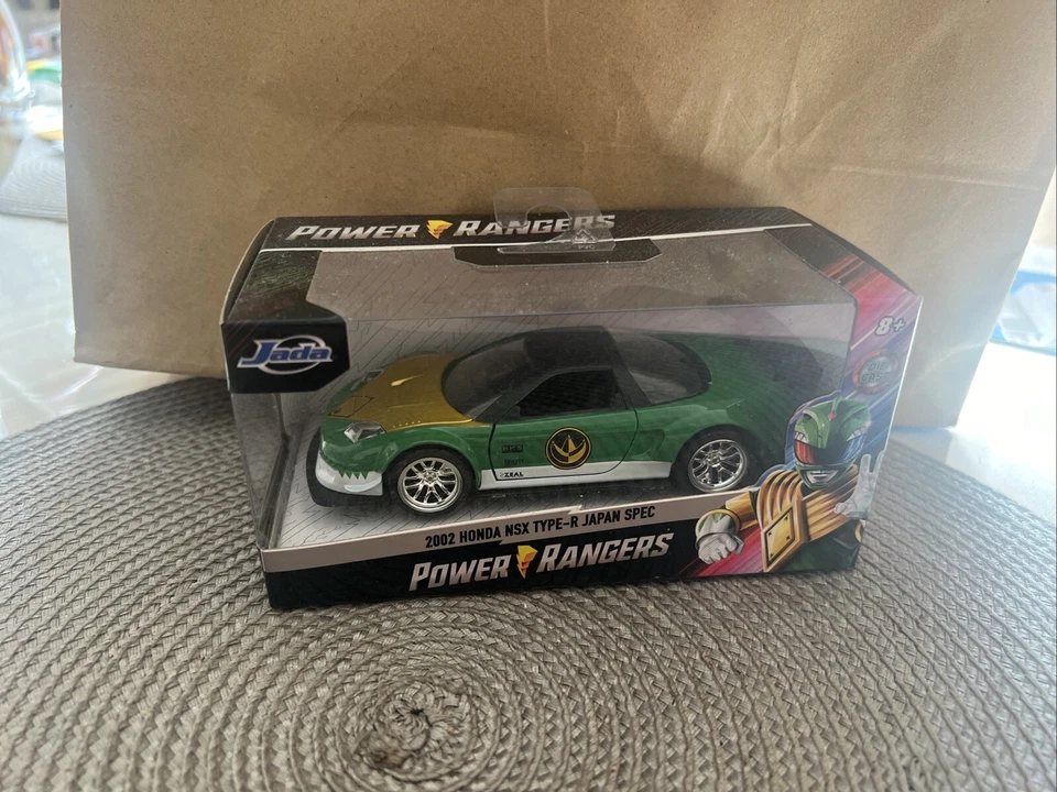 2002 Honda NSX Type-r Japan Spec Green Ranger Power Rangers 1/32 Car Jada 31843