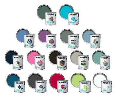 Ronseal Vernice Giardino Esterno Esterno Legno Mattone Metallo Pietra Tutti i Colori 250ML - Immagine 1 di 2