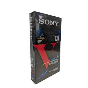 Sony Premium Grade VHS 6 Horas T-120 Premium Grade Alto Duradero Nuevo en Caja Sellado - Imagen 1 de 5