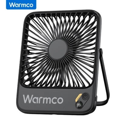 Nuevo Ventilador de Escritorio Portátil 2025 con Batería de 10000mAh, Ventilador Ultrafino 24h para Viajes Foto 1 de 4