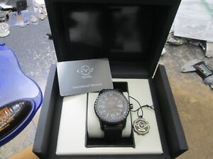 Gevril Men's GV2 BLACK DIAL Automatic ROULET WEEL WRIST Watch IN ORGINAL BOX