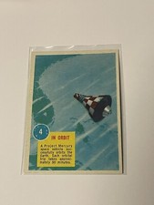 1963 Topps Astronauts #4 In Orbit  **027962