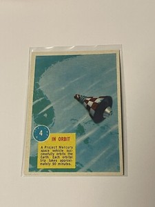 1963 Topps Astronauts #4 In Orbit  **027962