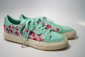 Adidas Sneakers (Arizona x Continental Green Tea & Ginseng, Honey) Floral Shoes - Picture 1 of 15