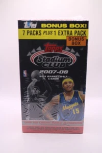 2007-08 Topps Stadium Club Basketball Bonus Box Sealed 8 Packs Chrome Autos NBA - Picture 1 of 1