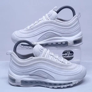 Nike Air Max 97 - UK Größe 4,5 - Triple White Turnschuhe Sneaker   - Bild 1 von 11