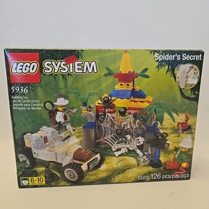 LEGO Adventurers Jungle 5936 Il Segreto del Ragno Nuovo e Sigillato - Foto 1 di 8
