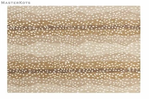 Antelope - Beige, Hand-Tufted 100% Wool Soft Area Rug Carpet - Picture 1 of 10