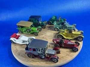 Vtg Lesney Matchbox Models of Yesteryear Lot of 8 1900’s Models Used Cars - Picture 1 of 19
