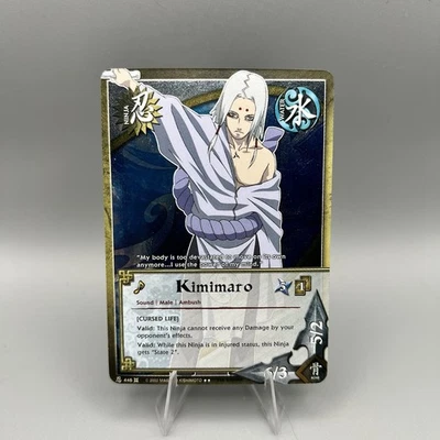 Naruto CCG/TCG Kimimaro (Cursed Life) 1st Edition Foil Bandai Card NM - Image 1 of 2
