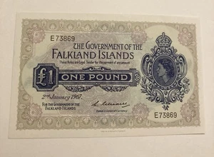 Falklandinseln, 1 Pfund, Banknotenpräfix E73869 (1567) - Bild 1 von 2