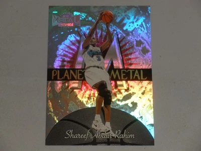 Fleer Metal Planet Metal #9 1997-98 Shareef Abdur-Rahim Foto 1 de 2