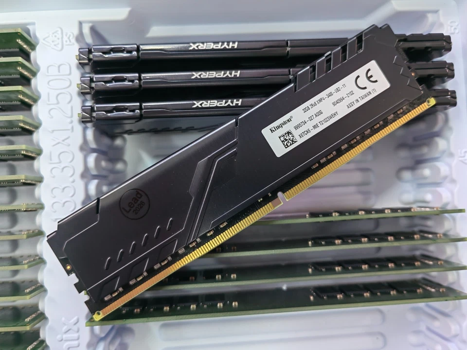 DELL Kingston 32GB DDR4 3400 Desktop DIMM RAM 2Rx8  X6TCK6-MIE XMP4-3400-UB2-11 - Image 1 of 1