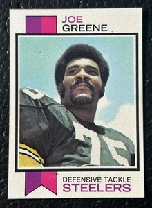 1973 Topps Joe Greene Pittsburgh Steelers HOF Football Card #280 Sharp NM-MT - Foto 1 di 2