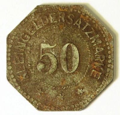 GERMANY (Germersheim) 50 Pfennig 1917 - Iron - Notgeld - VF- - 2850 - Image 1 of 2
