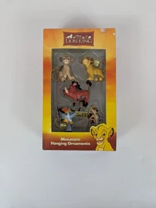 Disney THE LION KING Miniature Christmas Ornaments Enesco New in Box - Picture 1 of 5