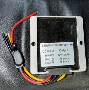 Regulador de voltaje DC DC 36V 48V reductor a DC 12V Buck transformador convertidor - Imagen 1 de 2
