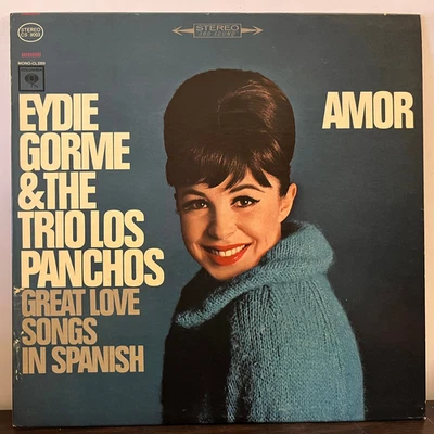 EYDIE GORME & TRIO LOS PANCHOS - Amor (1964) - 12" Vinyl Record LP - VG+ - Image 1 of 3