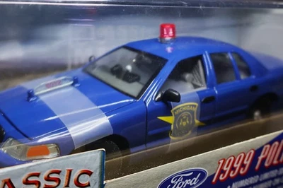 Classic Metal Works 🔥 Diecast 1:24 Michigan State Police 1999 Crown Victoria UT - Image 1 of 3