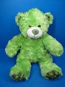 Build a Bear 4 Leaf Clover Teddy 16" Plush Stuffed Animal St Patrick's Holiday - Picture 1 of 7