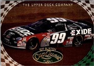 1998 Upper Deck Road To The Cup Cup Quest Turn 1 #CQ9 Jeff Burton's Car - Racing - Picture 1 of 2